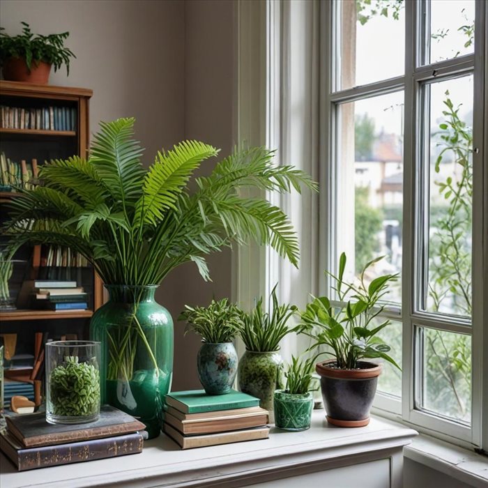 Idées Créatives pour Décorer une Vitrine de Salon