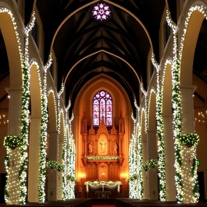 Décoration de Noël pour Église